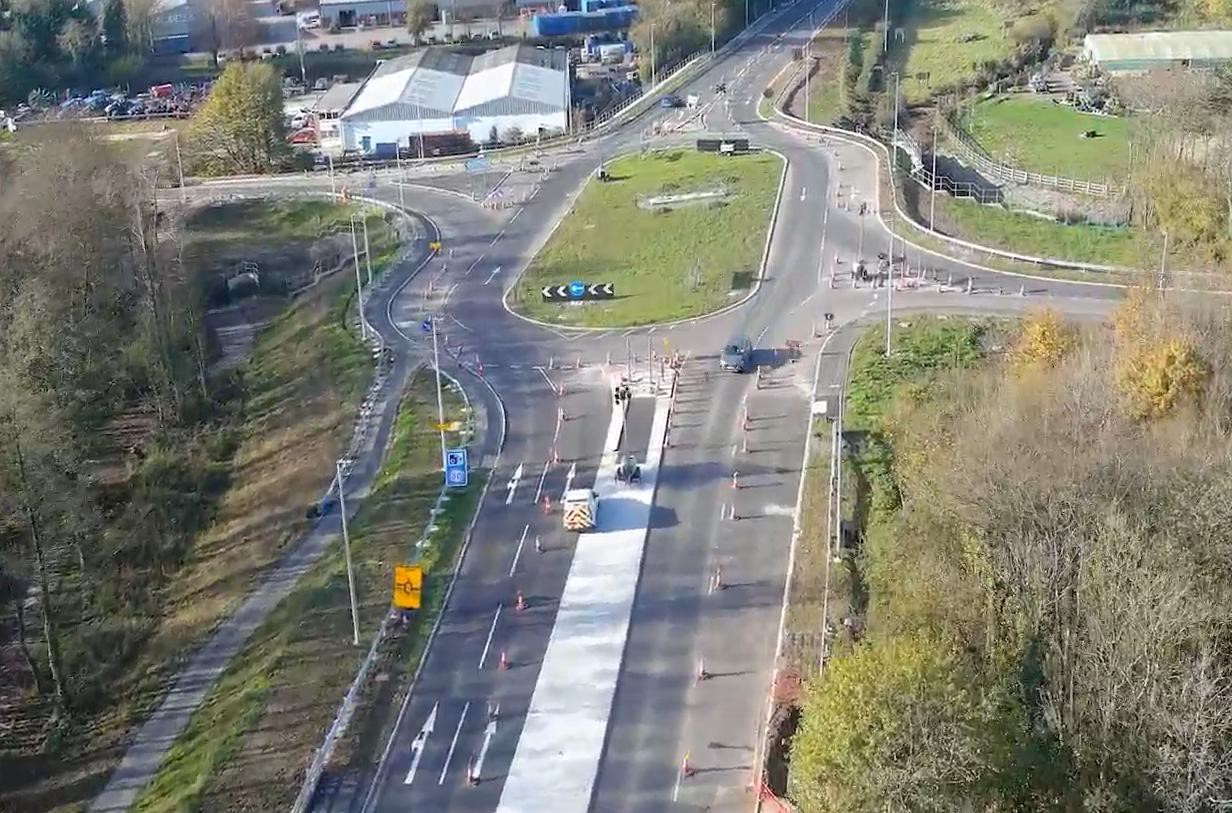 Is an end in sight for A361 North Devon Link Road works this April?