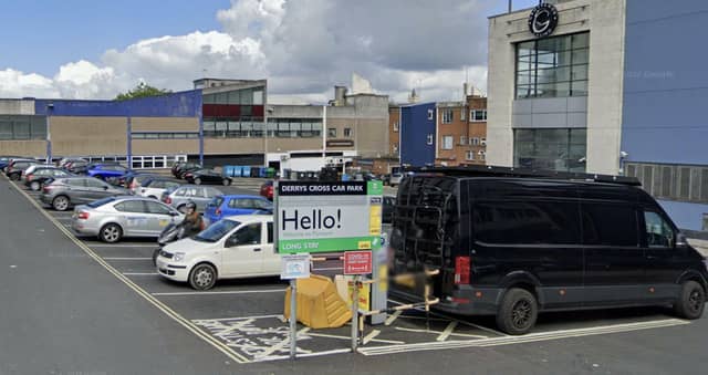 Derrys Cross Car Park is one of many council-owned city centre car parks set to be affected (Image- Google Maps)