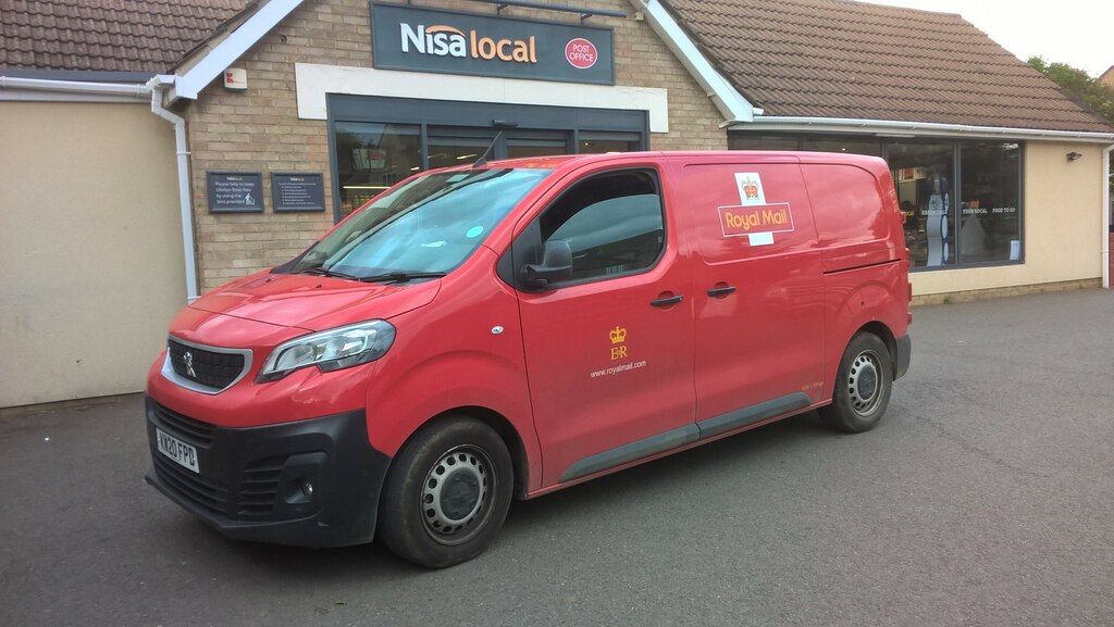 A Royal Mail van © Copyright Paul Bryan