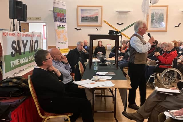The Beacon Solar scheme is a proposed solar park seeking development consent. 