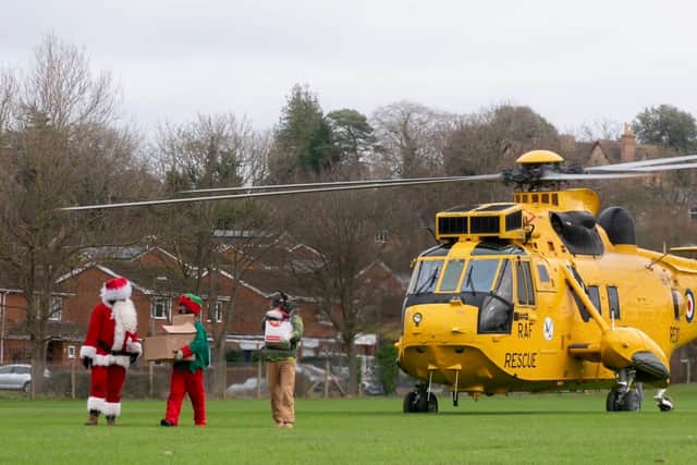 Don’t miss Santa when he flies by helicopter over North Devon tomorrow!