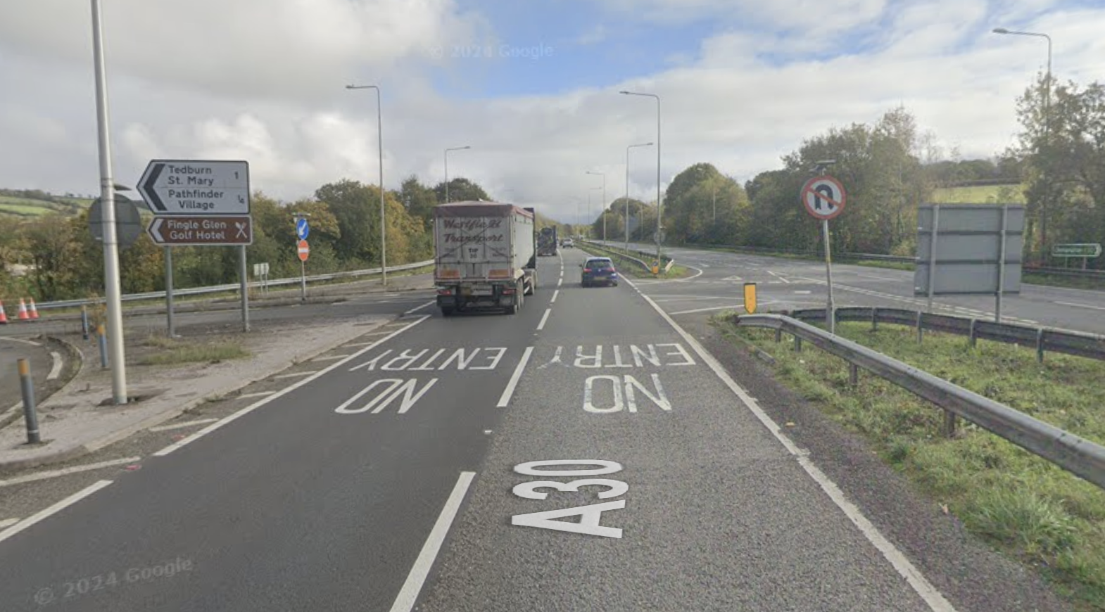 Man in his 60s dies after A30 collision near Pathfinder Village in Devon