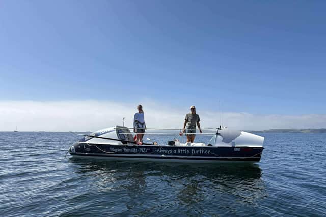 Duo bidding to break Atlantic rowing record to raise money for surf therapy