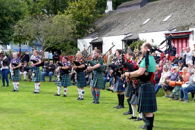 Many of the pipers and drummers will be playing again in Bideford on the Sunday morning (September 14) for a more informal get-together with Piping in the Park at Victoria Park. This is a chance for the players to have a bit of fun - a pipe band jam session. They will be playing a variety of tunes from 11am for an hour or two, with requests welcome!