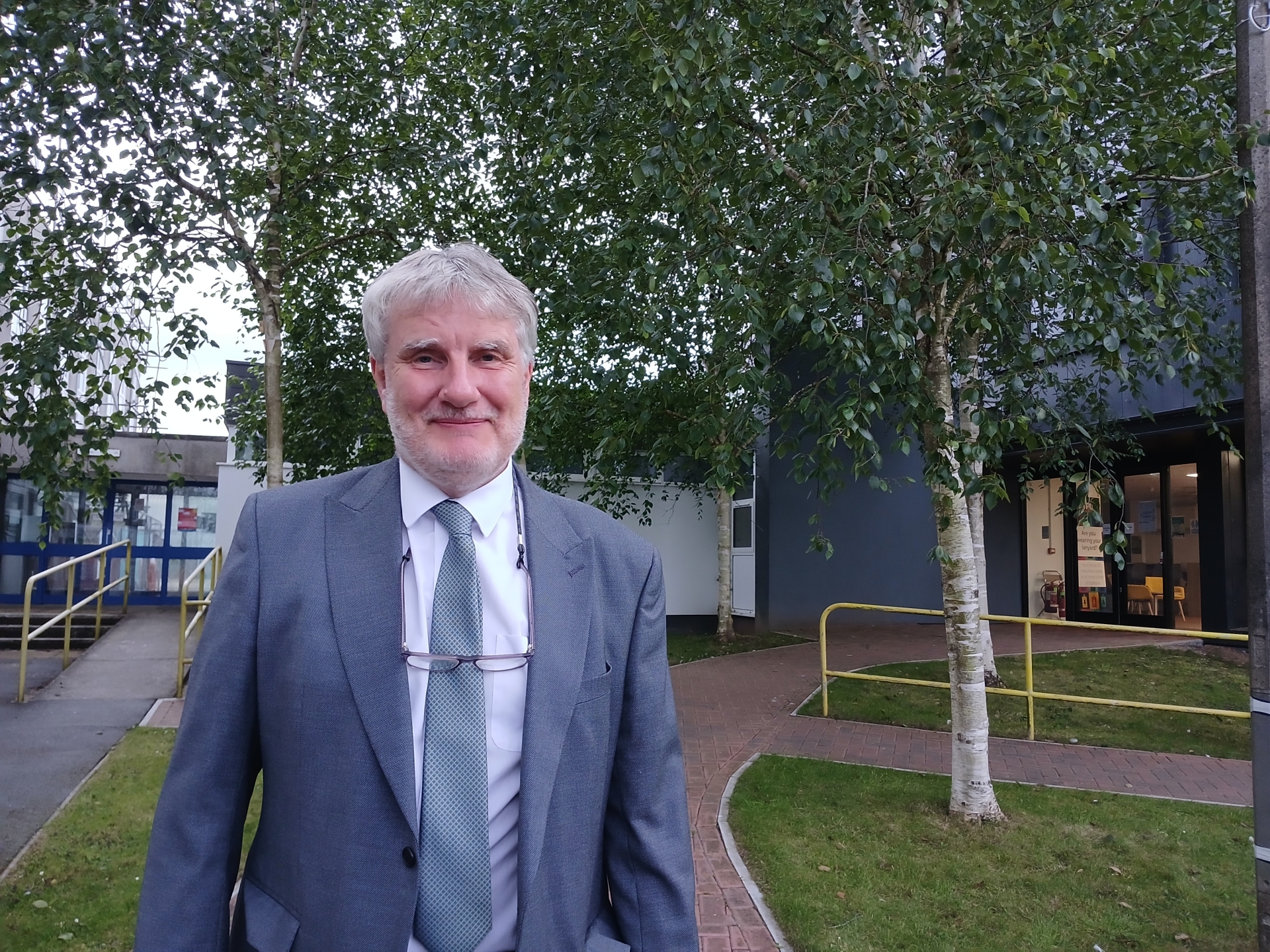 Councillor David Clayton of the Liberal Democrats has been re-elected as leader of North Devon Council for 2025-26. Credit: NDC