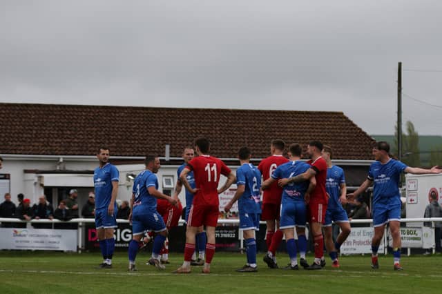 Ilfracombe win at Barnstaple. Pic from Nathan Bennett