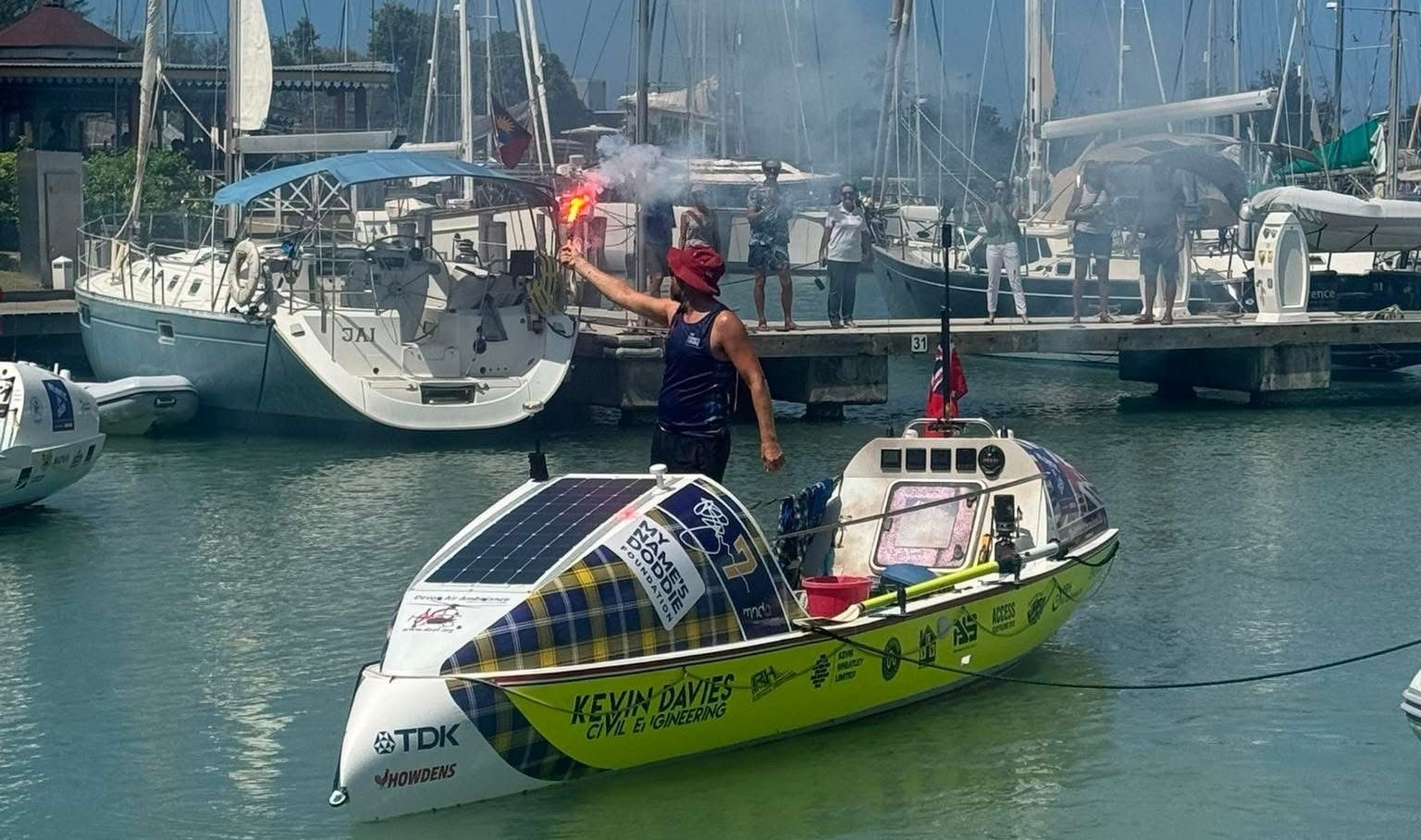 Ilfracombe Atlantic rowing hero steps ashore to emotional welcome