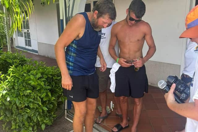 There were four crews taking part in the 2025 Atlantic Dash, with Gary the only solo rower – he was lead boat for a long period before a spell of becalmed weather pushed him into second behind Waves 2 Awareness, a two person crew.