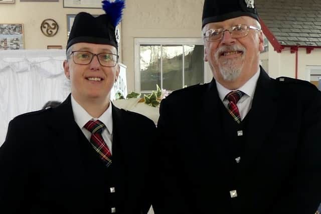 Mike and Gaylena also help run the Bideford Youth Pipe Band, which saw members take part in the parade.