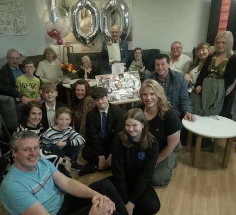 Lily and her family celebrate