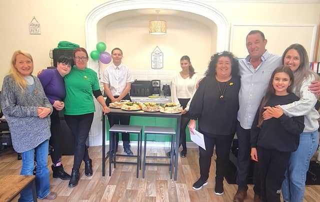 Volunteers and supporters at The Benita Project's new HQ
