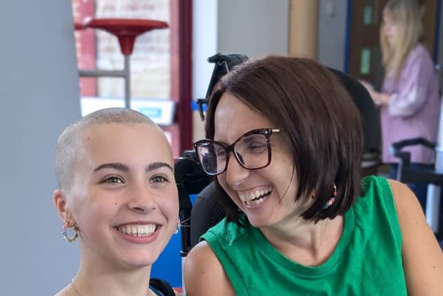 Ada braves the shave to fight back against terrible disease