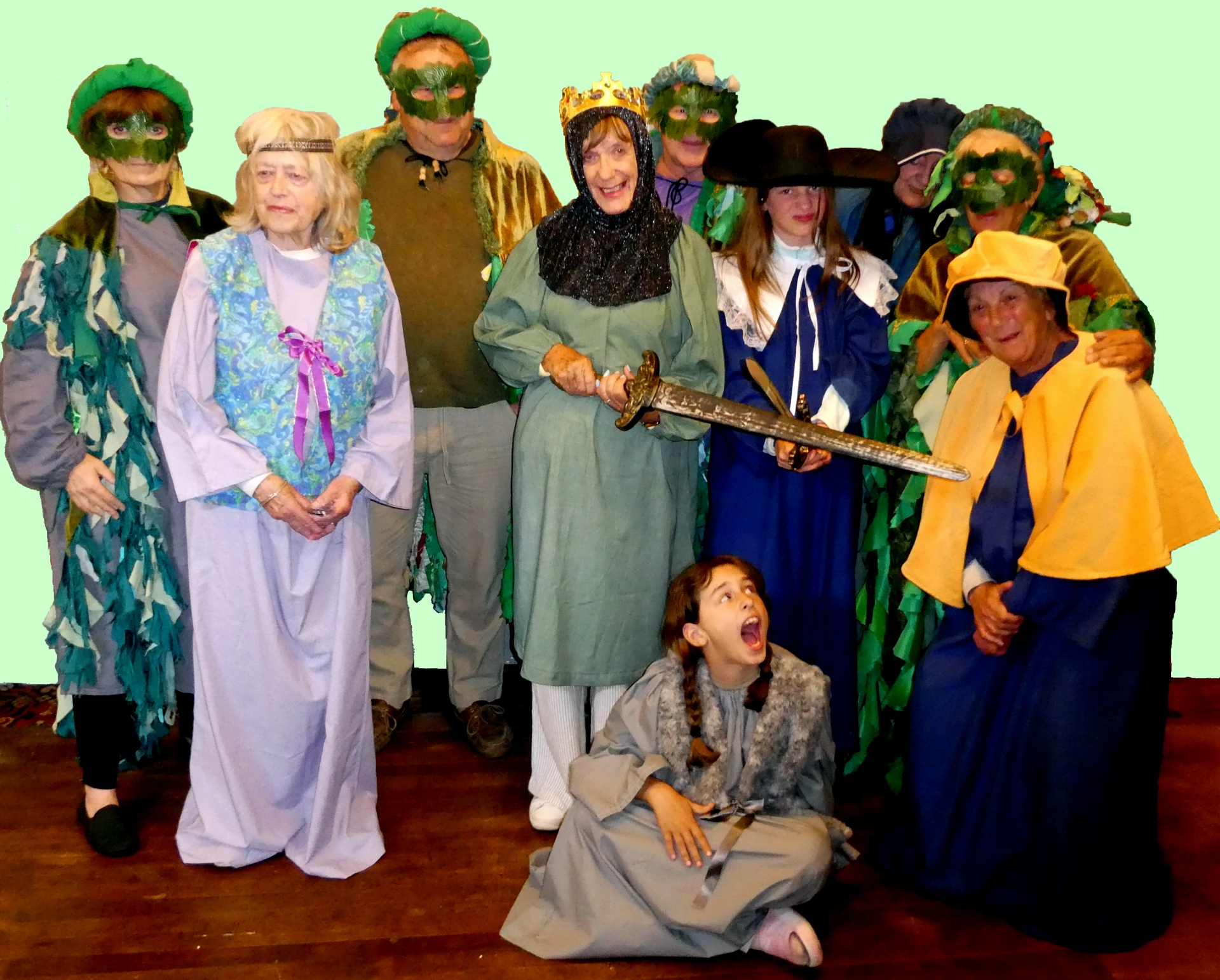 Cast of Mumms the Word at the Barnstaple Fringe Theatrefest 2024