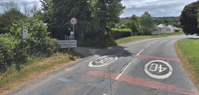 Abbotsham. (Image: Google Earth)