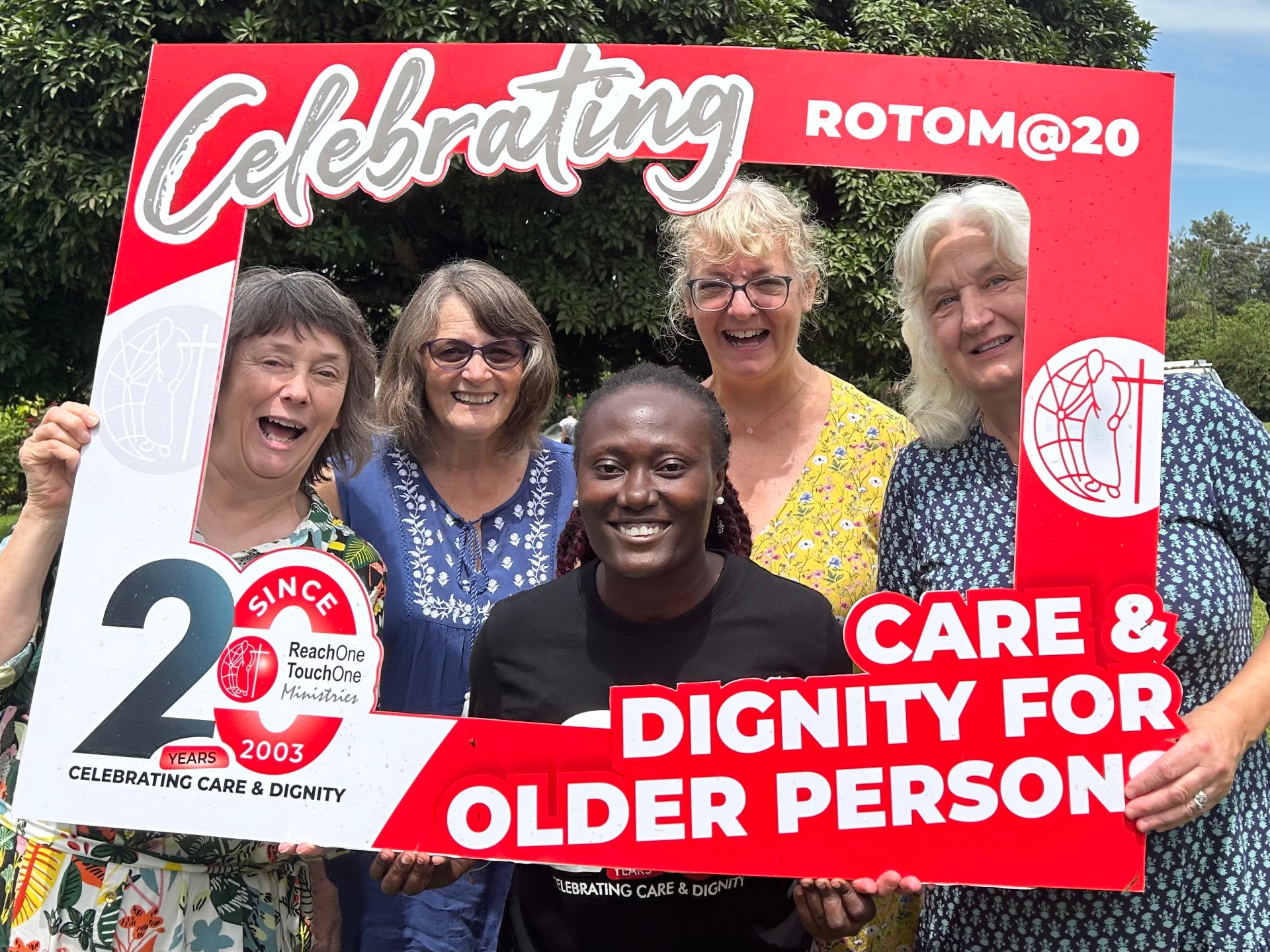 Some of the North Devon ladies during their 2023 trip to Uganda to help ROTOM mark its 20th anniversary. Credit: Helen Milton