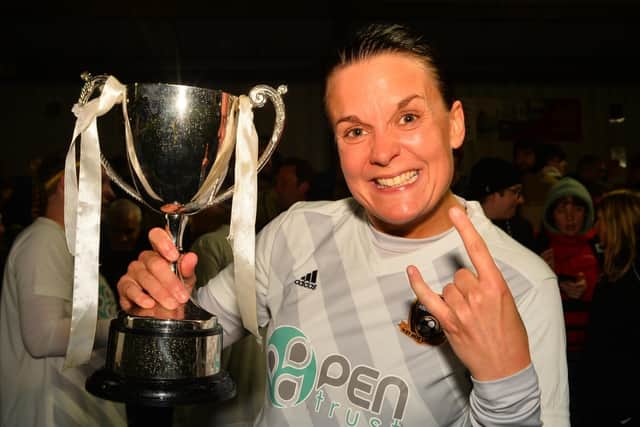 The match, held at Coach Road in Newton Abbot on April 5 at 7.15pm , saw Fremington Women's Beth Evans and Amy Slaney scoring the crucial goals that secured the win.