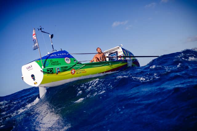 North Devon solo rower faced huge waves, mechanical failure and lost 15 ...