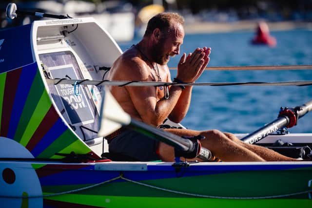 North Devon solo rower faced huge waves, mechanical failure and lost 15 ...