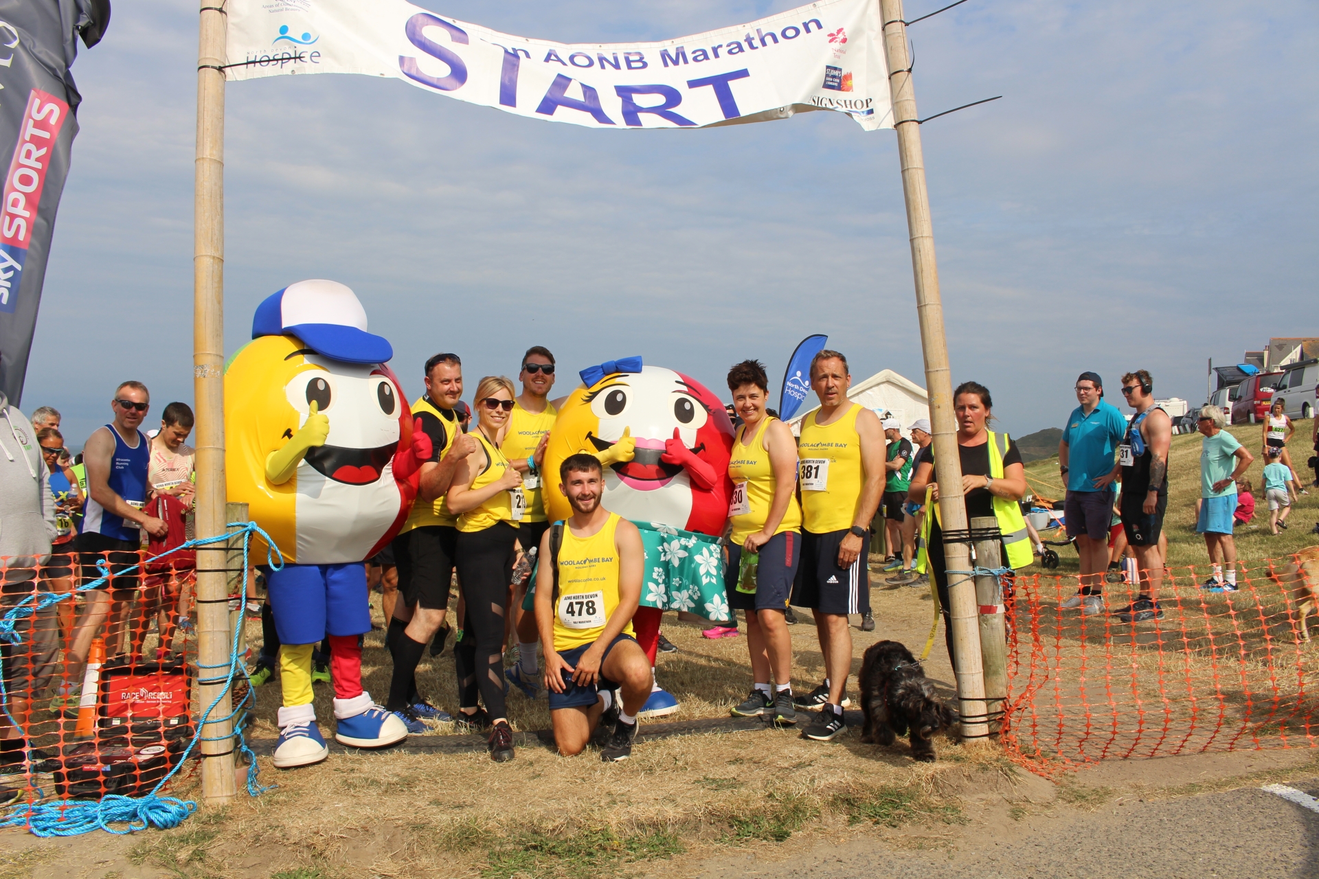 The AONB North Devon Marathon is back this summer. Credit: North Devon Hospice