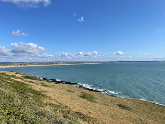 The wind farm cables would come ashore at Saunton Sands car park and run under miles of North Devon. Credit: Viral PR