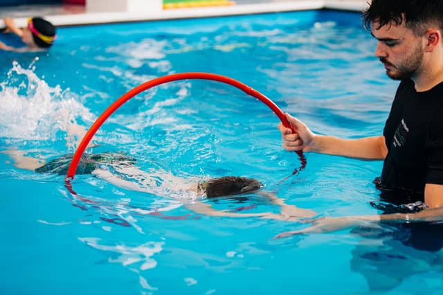 Swimming lessons at Make Waves Swim School