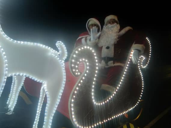 Santa's SLeigh will be touring Barnstaple in the coming days