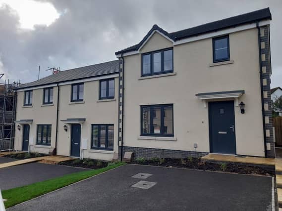 New homes at Buckland Brewer. Credit: NDH