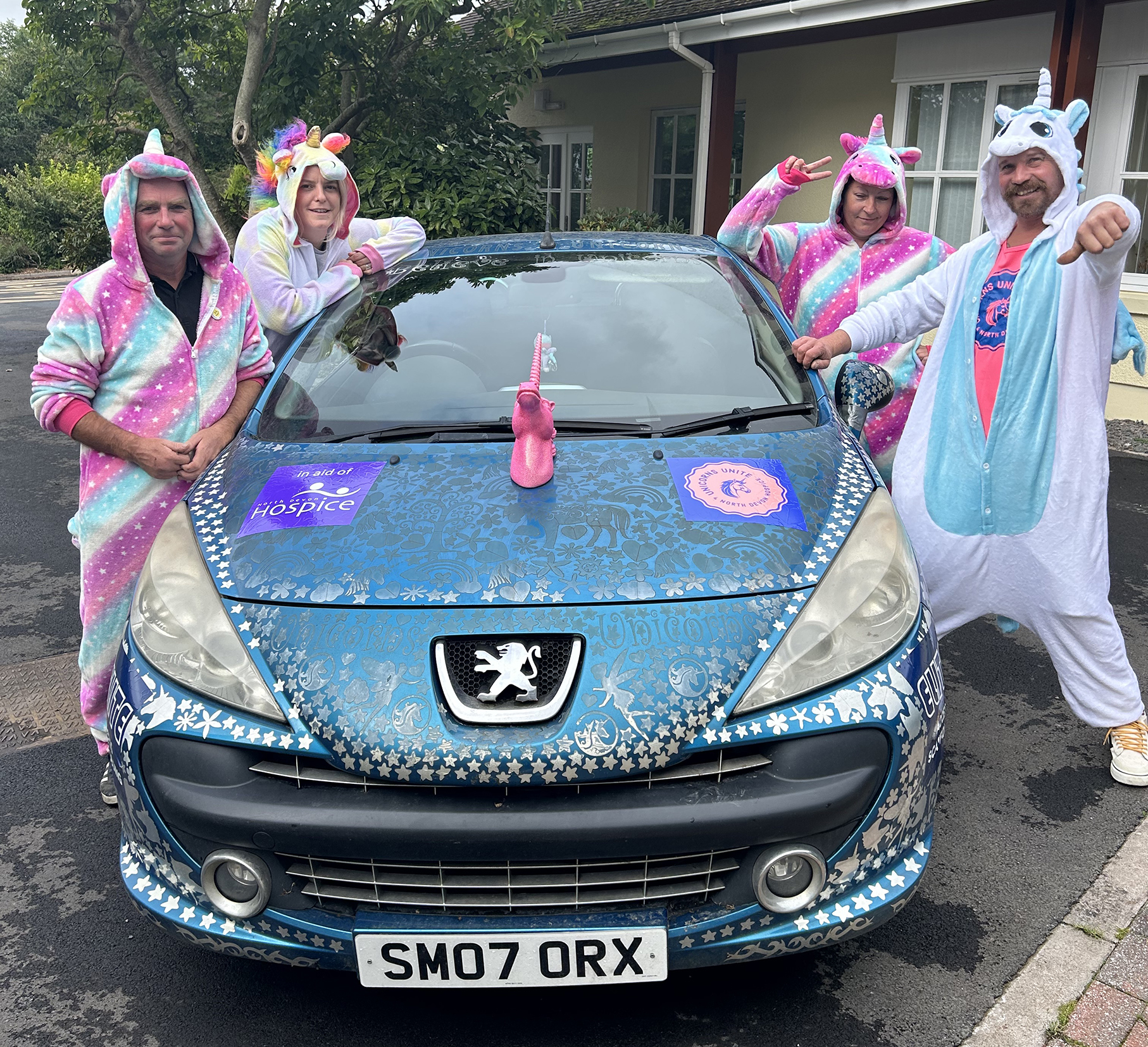 The Unicorns raise more than £5,500 in the Two Ball Rally for North ...