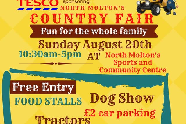 Gates open from 10.30am to 5pm and entry is free, with a £2 parking charge in aid of Over and Above.