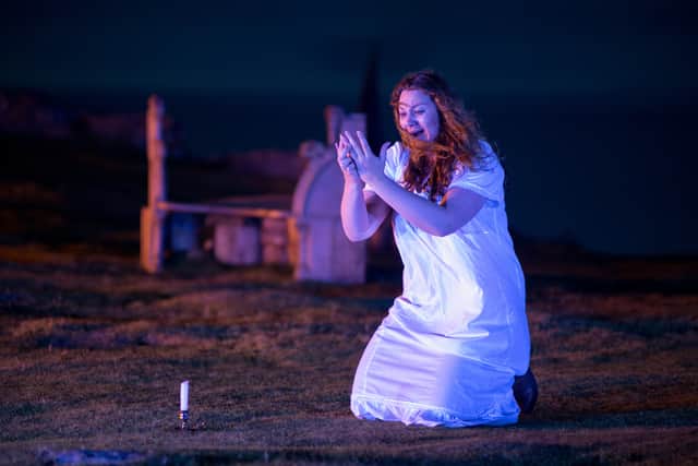 “It’s live theatre and no two performances are ever the same. Thanks to the amazing setting of Valley of Rocks we are able to give audiences an immersive and very visual experience that people really respond to and come back to see our shows year after year.”