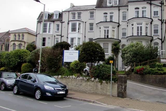 The Dilkhusa Hotel, pictured when it was being used to house asylum seekers.