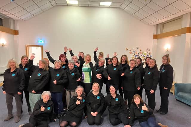 Jane has been training hard over the winter months and took part in Bideford Half Marathon earlier this month as part of her London preparations.