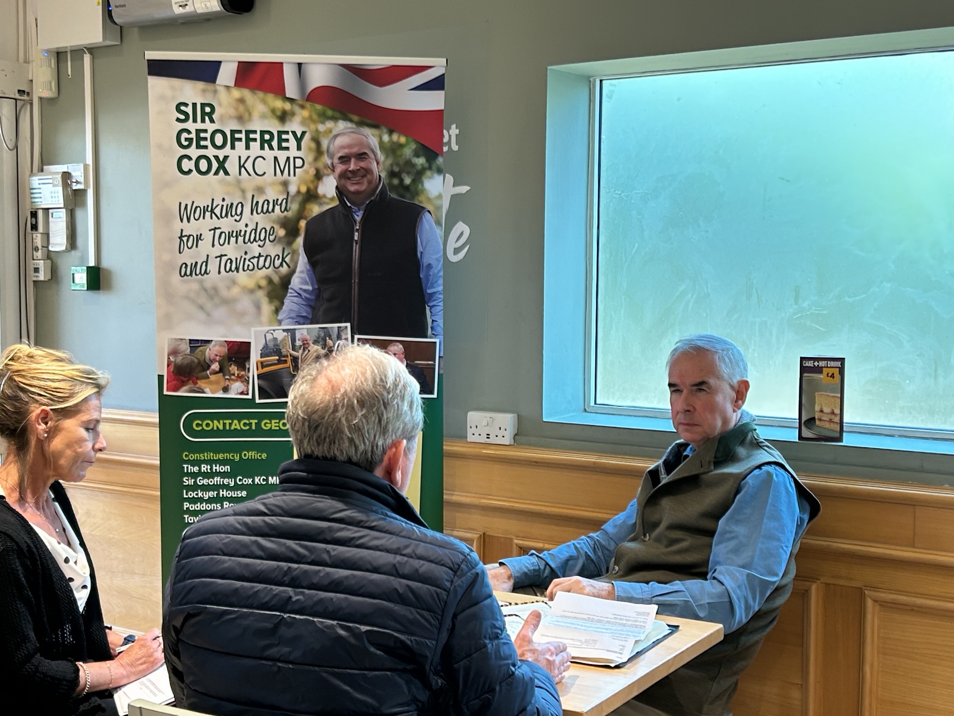 Torridge MP is on the road for his spring and summer constituency surgeries