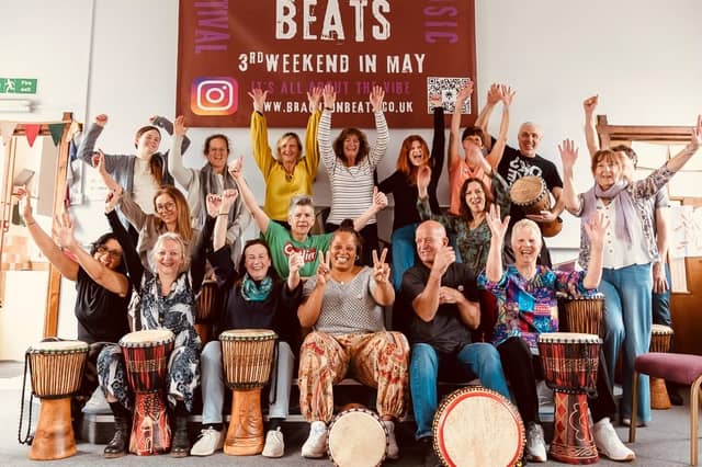The Braunton Beats Festival has been hailed a huge success, with a wide range of performances and workshops, such as the Djembe Devon Drumming workshop hosted by South St Church.