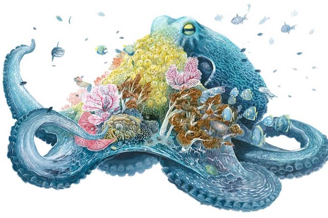 The Resurgence exhibition at Barnstaple Museum includes artwork from the magazine, such as Mothership by Olivier Leger.