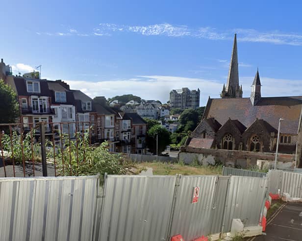 The cleared site at Market Street in Ilfracombe which was earmarked for a Premier Inn until owner Whitbread put it up for sale. 