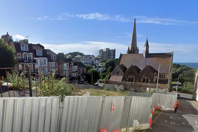 The cleared site at Market Street in Ilfracombe which was earmarked for a Premier Inn until owner Whitbread put it up for sale.