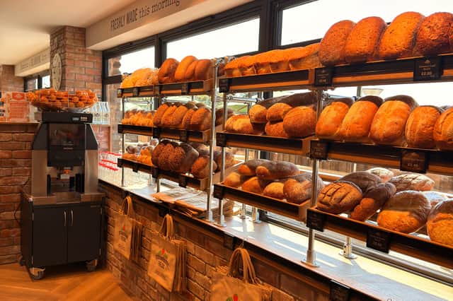 Fresh bread at the new site