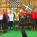 The Westcountry Rescue team receiving the Spirit of the Event award. The Mike Bray Memorial Tournament