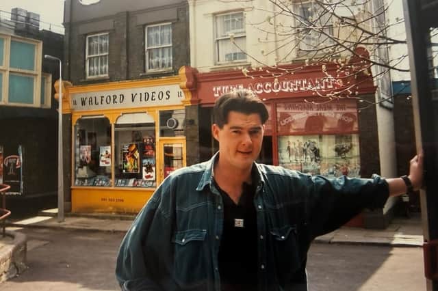 Carl also appeared in several episodes of EastEnders as a supporting artist, ironically portraying a paper boy.