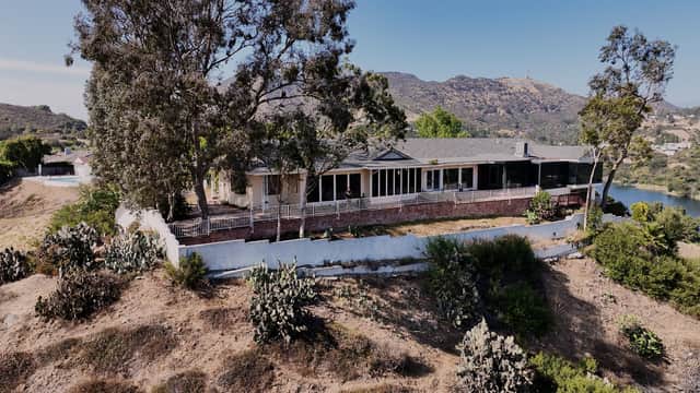 The imposing real-life Hollywood mansion in the hills, which is the setting for Paranormal Hollywood Haunting. Credit: My Production
