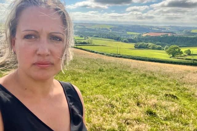 Devon County Council's Cabinet Member for Rural Affairs, Cheryl Cottle-Hunkin, pictured at the site of the proposed AI data centre in Great Torrington.