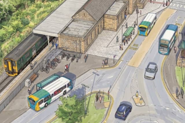 Graphic of the newly designed station