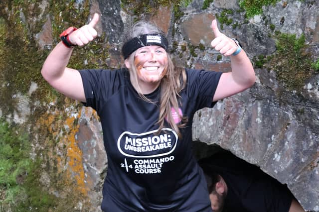 Mission: Unbreakable can be a gruelling challenge but there are plenty of smiles and lots of fun along the way while raising money for North Devon Hospice. Credit: North Devon Hospice