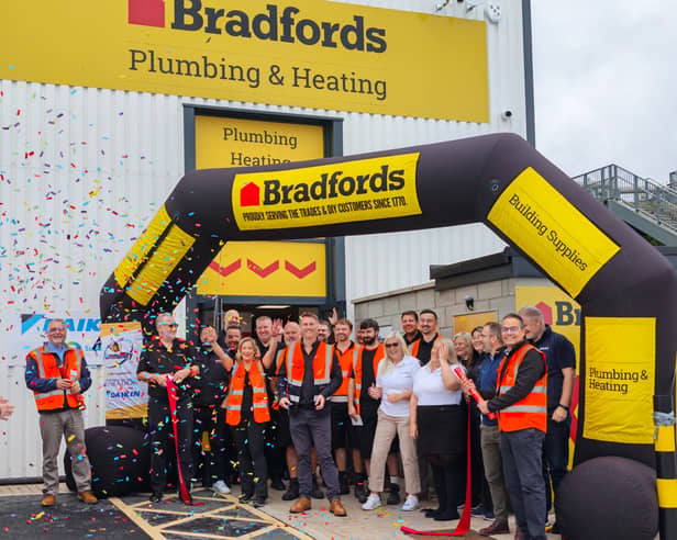 The new Bradfords Plumbing & Heating branch in Barnstaple