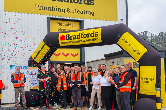 The new Bradfords Plumbing & Heating branch in Barnstaple