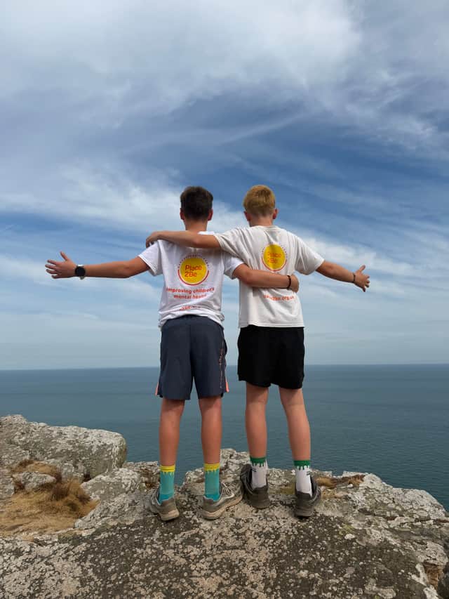 The 180-mile challenge has taken Arthur, his friends and family across some of the most stunning areas of North Devon. Credit: Cathy Belford