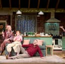 Expect plenty of laughs plus chills and a twist or two in The Other Side of Murder, a darkly comic thriller opening at the Queen’s Theatre in Barnstaple on Tuesday, September 29. Credit: Manuel Harlan