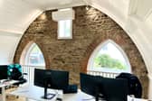 Inside The Meeting Hall, where it has been transformed into a co-working space