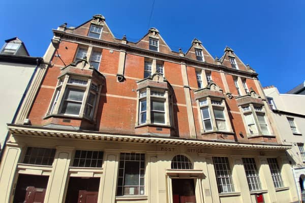 The former Royal Mail building on the High Street in Ilfracombe